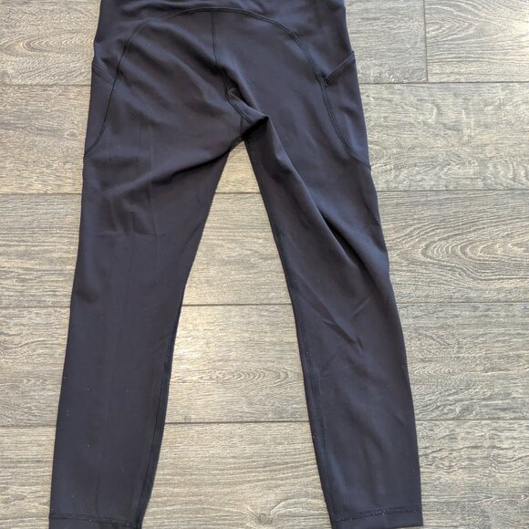 Lululemon Women's 6 Invigorate High Rise Tight Legging 25” Black media pockets - Picture 10 of 11
